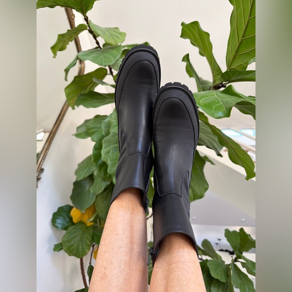 Anthropologie NWT Paloma Barcelo Combat Black Boot Day to evening elevate ❤️🌈 - Picture 4 of 12